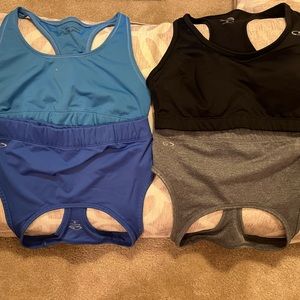 3 Champion 1 Nike Sport Bras - All Size Small